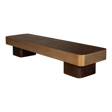 Couchtisch – Mango Holzplatte, Metall Gestell, Rechteckiges Design – Warren | PTMD
