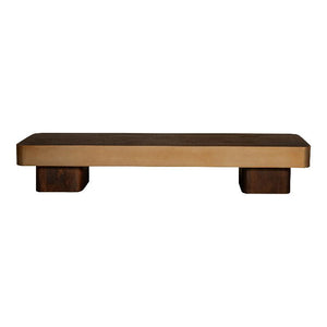 Coffee Table – Mango Wood Top, Metal Frame, Rectangular Design – Warren | PTMD