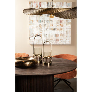 Lantern - Cast Aluminium Design, Tall Shape, Golden Hue, L - Rahana | PTMD
