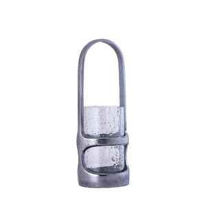 Lantern - Cast Aluminum Design, Tall Shape, Black Shade, S - Rahana | PTMD