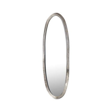 Spiegel – Unregelmäßiges Design, Ovale Form, Aluminium Material, Gold, S – Limera | PTMD
