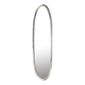Spiegel – Unregelmäßiges Design, Ovale Form, Aluminium Material, Gold, L – Limera | PTMD