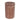 Kerze mit Stumpenform, Struktur und steinfarbenem Farbton, 140x80 | PTMD
