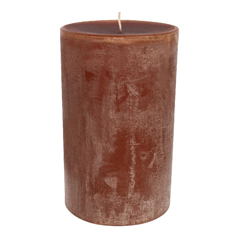 Kerze – Rustikales Marone, Handgefertigt, Elegantes Design, 110x60 | PTMD