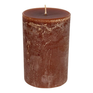 Kerze – Rustikales Marone, Handgefertigt, Elegantes Design, 140x80 | PTMD