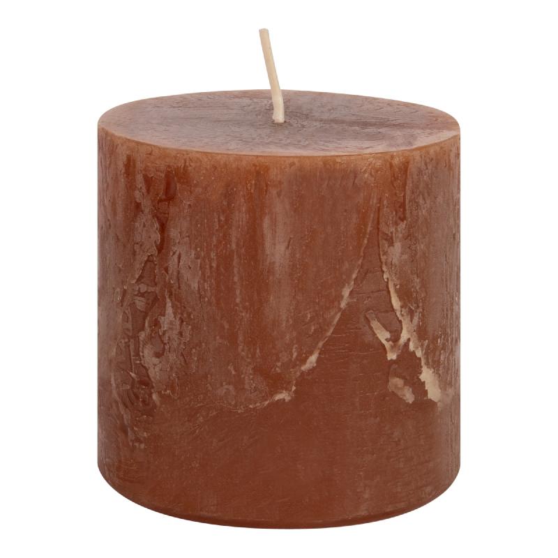 Candle – Rustic Maroon, Handmade, Elegant Design, 100x100 | PTMD