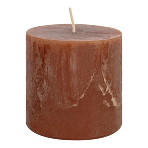 Candle – Rustic Maroon, Handmade, Elegant Design, 100x100 | PTMD