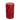 Kerze mit Stumpenform, Struktur und rubinrotem Farbton, 150x100 | PTMD