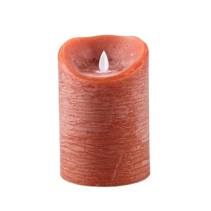 LED Candle L with moving flame and timer function - battery operated | PTMD