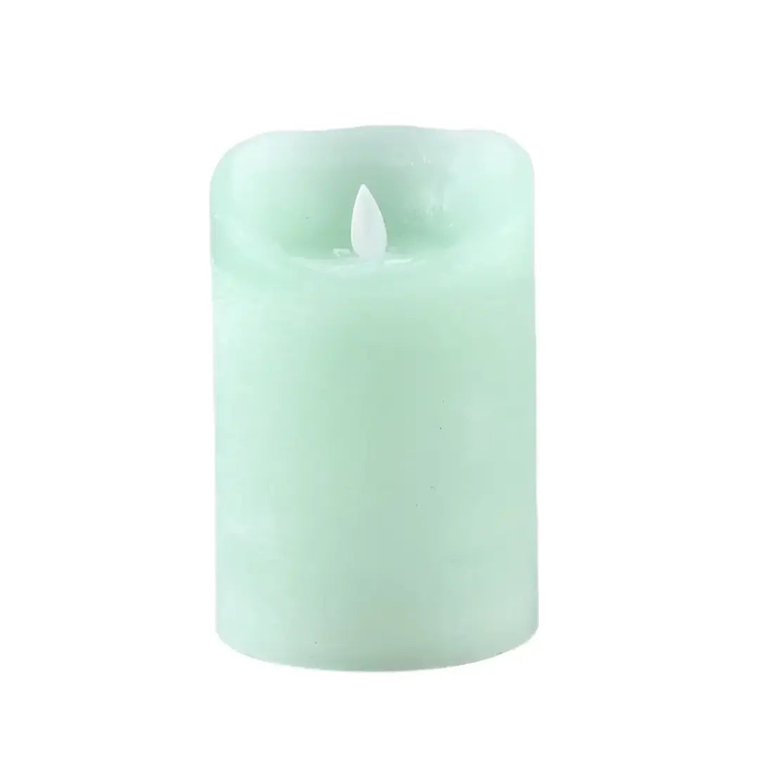 LED Candle L with moving flame and timer function - battery operated | PTMD