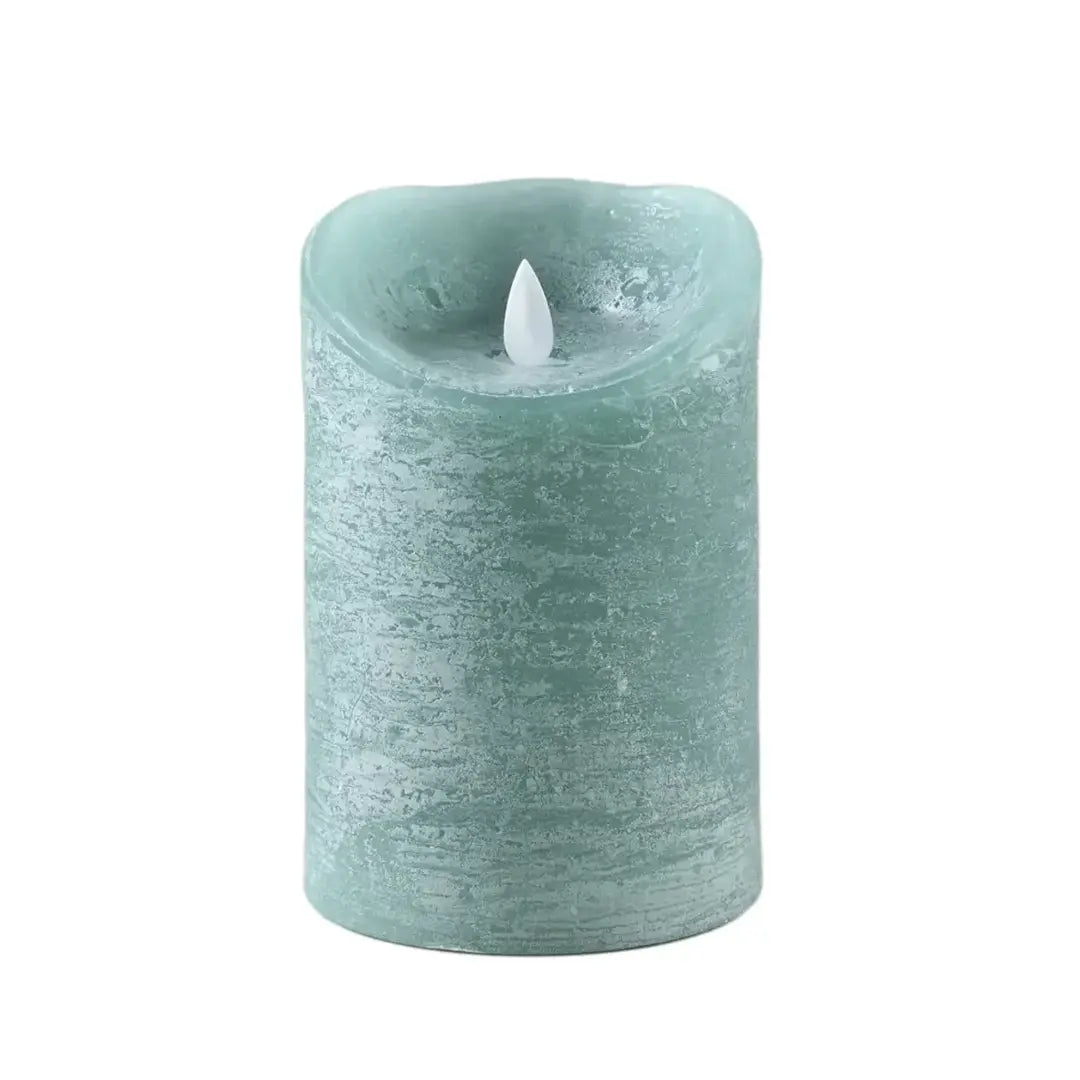 LED Candle L with moving flame and timer function - battery operated | PTMD