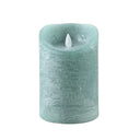 LED Candle L with moving flame and timer function - battery operated | PTMD