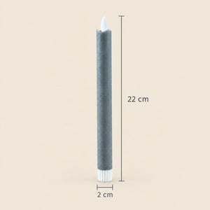 LED taper candle with moving flame and timer function battery operated - Led | PTMD