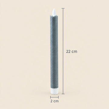 LED-Stabkerzen mit beweglicher Flamme, 22 cm hoch | PTMD
