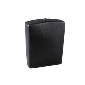 Vase – Rectangular Design, Ceramic Material, Black Color, S – Janettee | PTMD
