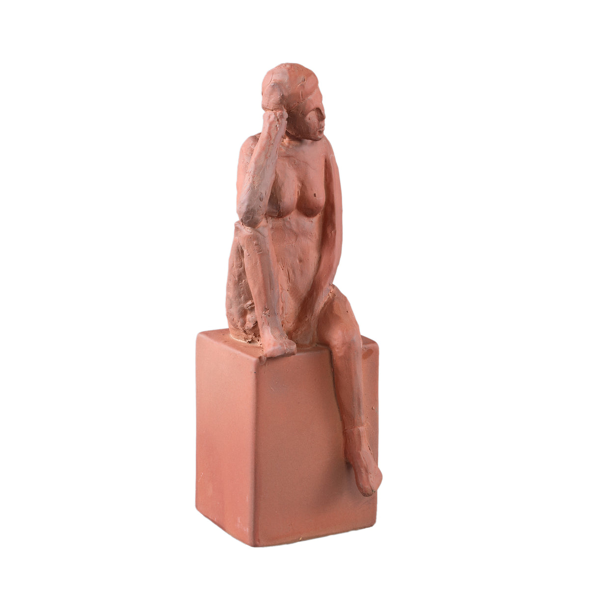 Statue – Mensch Design, Keramik Material, Braun, B – Amii | PTMD
