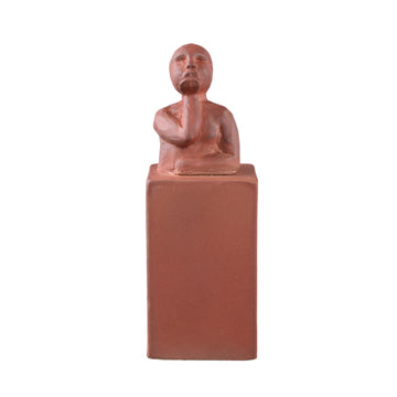 Statue – Mensch Design, Keramik Material, Braun, C – Amii | PTMD