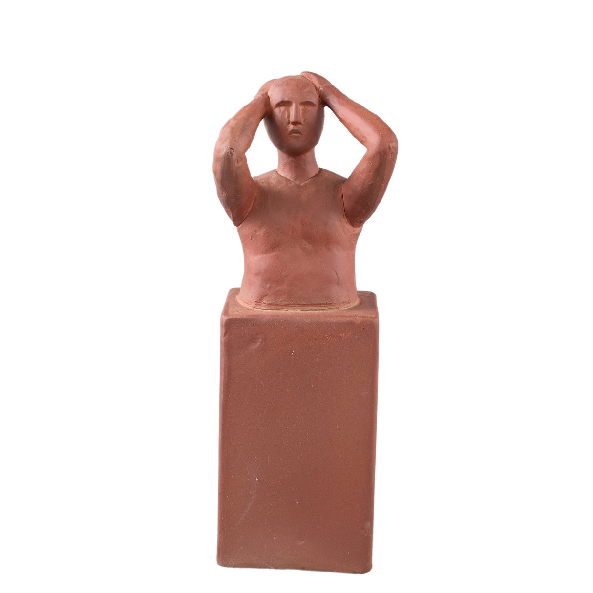 Statue – Mensch Design, Keramik Material, Braun, D – Amii | PTMD