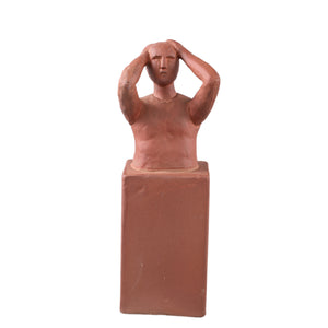 Statue – Mensch Design, Keramik Material, Braun, D – Amii | PTMD