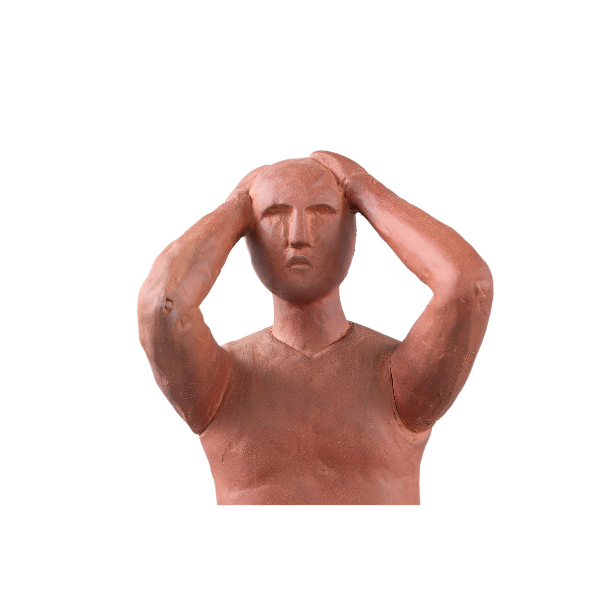 Statue – Mensch Design, Keramik Material, Braun, D – Amii | PTMD