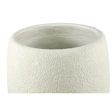 Flowerpot – Cement Material, Base Design, White Color, XXL – Evelynn | PTMD