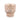 Flowerpot - Round shape, Stamped pattern, Brown color, L - Liselot | PTMD