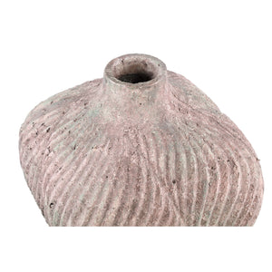 Vase – Wellen Linien, Zement Material, Runde Form ,L - Diesel | PTMD