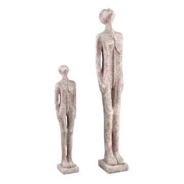 Statue - Cement, handmade, grey, human form, sculptural, low – Keiton | PTMD