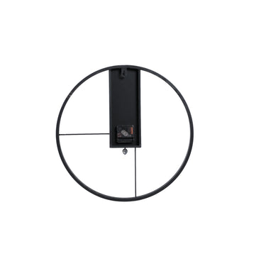Wall Clock - Iron Metal, Round Design, Smooth Surface, Handmade, Gold, S – Lolae | PTMD