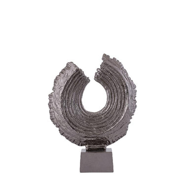 Statue - runde Form, gegossenes Aluminium, bronzefarbene Oberfläche, S – Apolline | PTMD