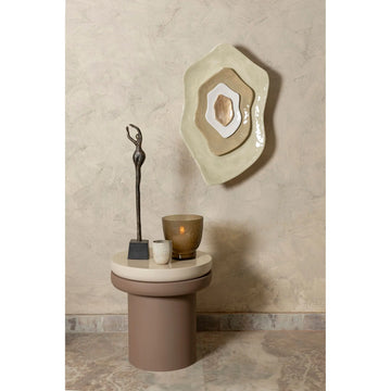 Statue – Frauen Design, Aluminium Material, Antik Messing, A – Ciwan | PTMD