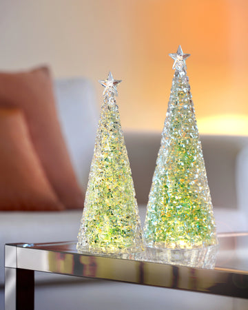 Dekoleuchte – Acryl, bewegter Glitzer, warmweißes Licht - Glamor | Sompex