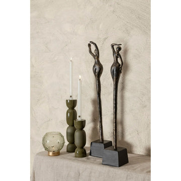 Statue – Frauen Design, Aluminium Material, Antik Messing, A – Ciwan | PTMD