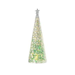 Table lamp with sparkling jewelry design, integrated LED lighting & elegant light staging – GLAMOR | Sompex