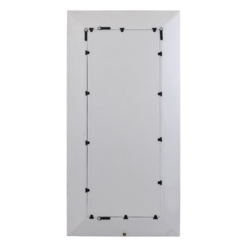Spiegel – Modernes Design, Rechteckige Form, MDF Material, Weiß Gold – Chinasa | PTMD