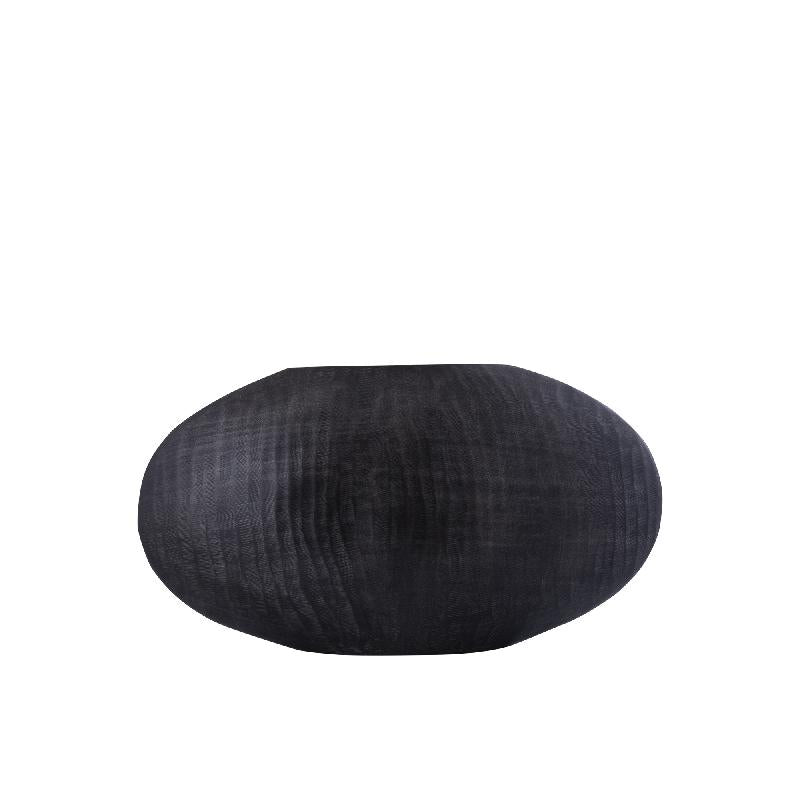 Topf – Geripptes Design, Ovale Form, Aluminium Material, Grau, Niedrig, S– Jowad | PTMD