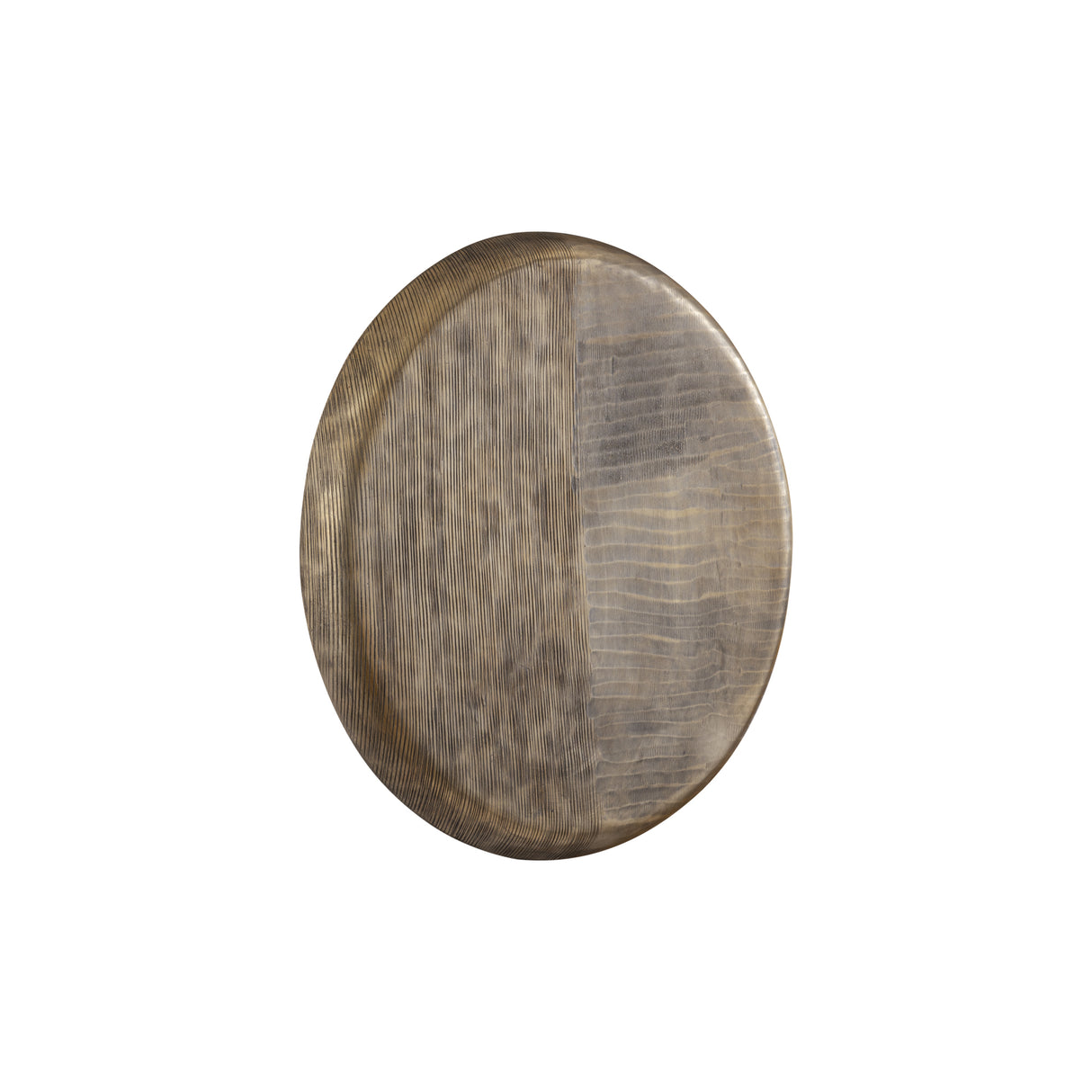 Wall Panel – Ribbed Surface, Aluminum Metal, Antique Gold Look, S – Jowad | PTMD