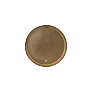 Wall Panel – Ribbed Surface, Aluminum Metal, Antique Gold Look, S – Jowad | PTMD