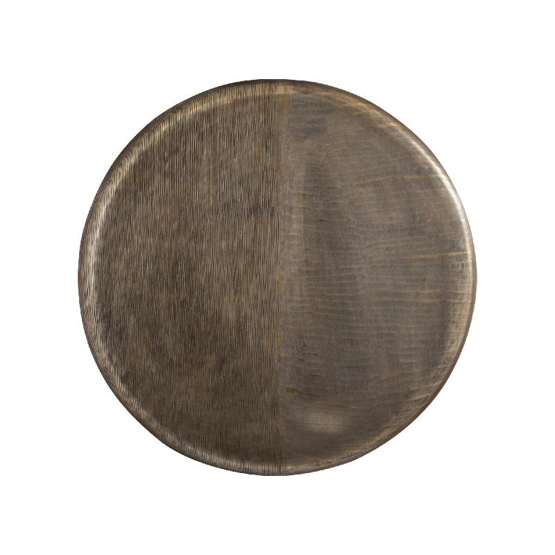 Wall Panel – Ribbed Surface, Aluminum Metal, Antique Gold Look, M – Jowad | PTMD