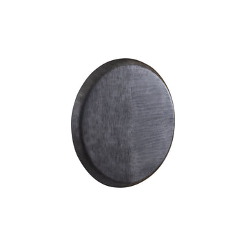 Wandpanel – Geripptes Design, Runde Form, Aluminium Material, Grau, S – Jowad | PTMD
