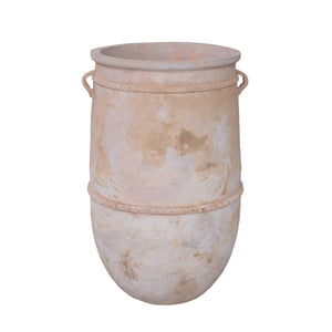 Pot – Natural Terracotta Ceramic, Round Shape, Rough Surface, Tall – Tony | PTMD