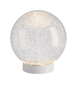 Dekoleuchte – Glitzer bewegt, LED warm, Acryl klar - Glamor Bauble | Sompex