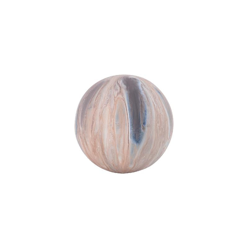 Sphere Statue – Spherical Design, Iron Metal, Matte Enamel Finish, L – Meriko | PTMD