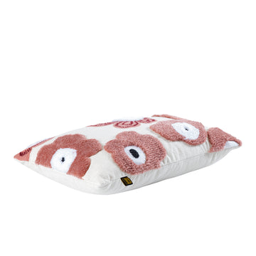 Kissen – Baumwollstoff Weich, Blumen Stickerei, Rechteckige Form – Primuse | PTMD