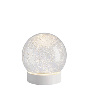 Dekoleuchte – Glitzer bewegt, LED warm, Acryl klar - Glamor Bauble | Sompex