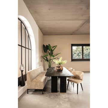 Sitzbank 3 - Sitzer ohne Armlehnen aus Stoff mit Polsterkomfort elegantem Design und handgefertigtem Finish – Xania | PTMD - Esszett Luxury | Stilvolles Wohnen mit Charakter