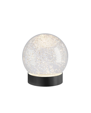 Dekoleuchte – Glitzer bewegt, LED warm, Acryl klar - Glamor Bauble | Sompex