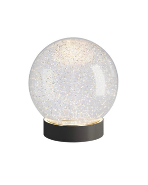 Dekoleuchte – Glitzer bewegt, LED warm, Acryl klar - Glamor Bauble | Sompex