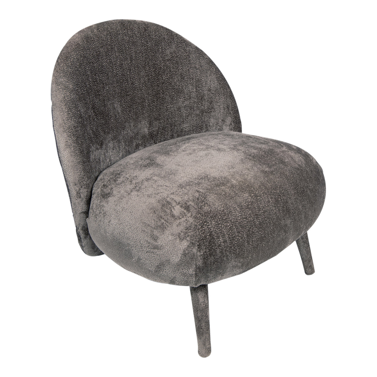 Armchair – Aphrodite Fabric Upholstery, Mocha Finish, Compact Design – Eonas | PTMD