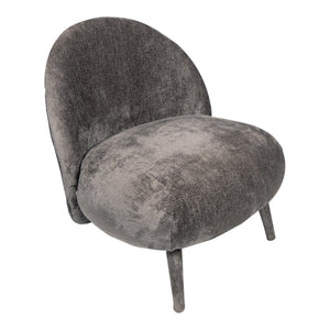 Armchair – Aphrodite Fabric Upholstery, Mocha Finish, Compact Design – Eonas | PTMD